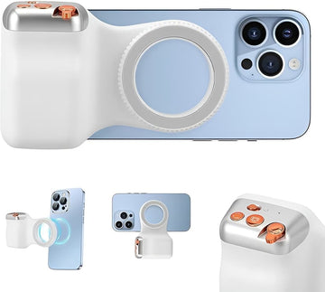 TELESIN Magnetic Camera Grip & LED Selfie Light – Pro Content Creator Bundle