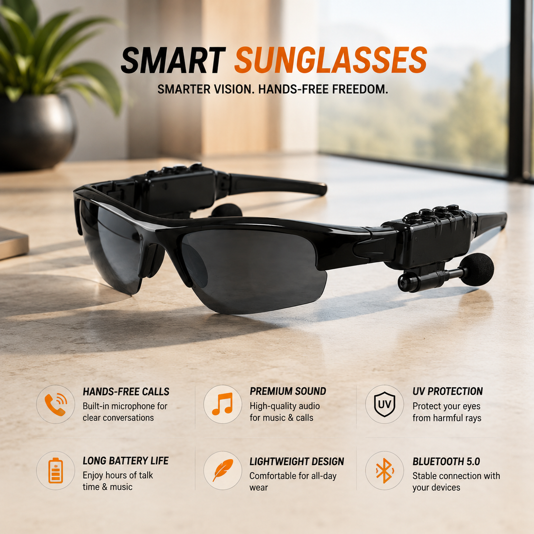 Bluetooth Smart Sunglasses
